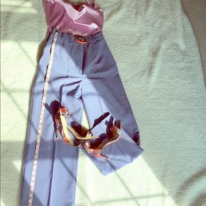 Babes and Felines top and vintage trousers